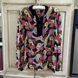 Original Anthony blouse sz M euc floral